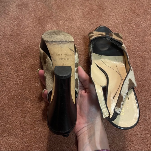 Kate Spade Animal Print Bow Heel - Picture 5 of 5